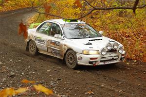 Jordon Haberer / Drew Staples Subaru Impreza on SS14, Trouble II.