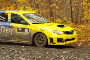 Scott Putnam / Dylan Duffy Subaru WRX STi on SS14, Trouble II.