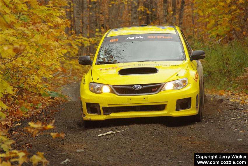 Scott Putnam / Dylan Duffy Subaru WRX STi on SS14, Trouble II.