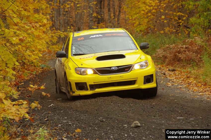 Scott Putnam / Dylan Duffy Subaru WRX STi on SS14, Trouble II.