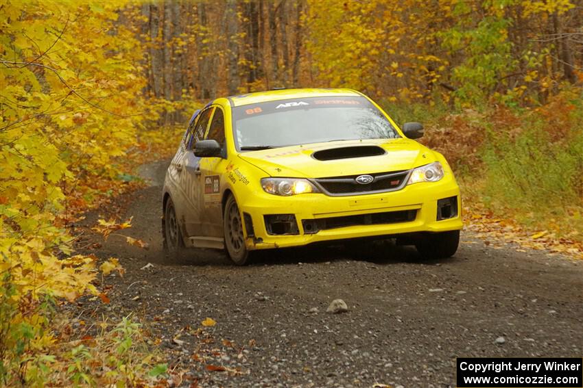 Scott Putnam / Dylan Duffy Subaru WRX STi on SS14, Trouble II.