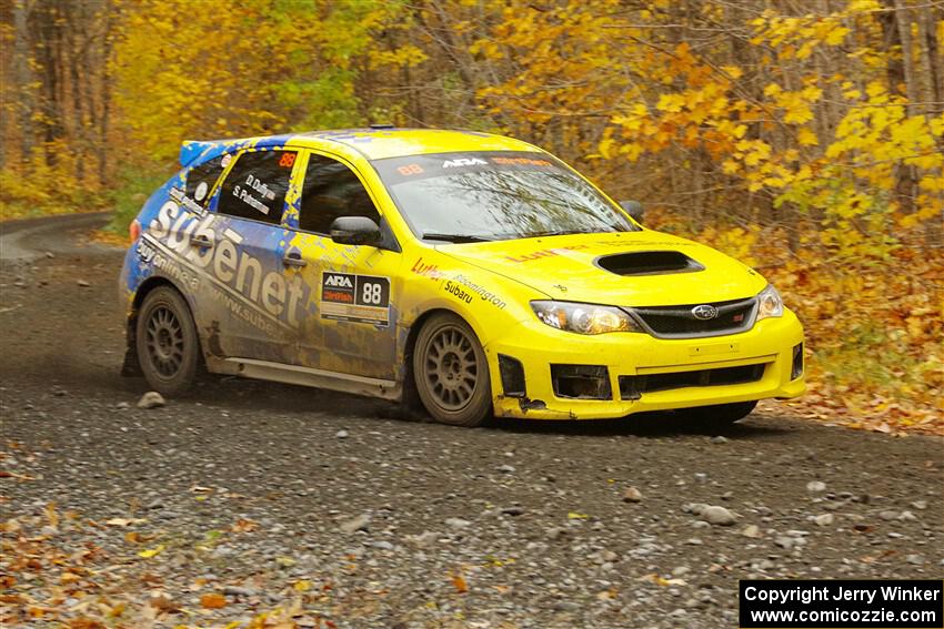 Scott Putnam / Dylan Duffy Subaru WRX STi on SS14, Trouble II.