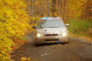 Andrew Dustman / Rachel Dustman Subaru Impreza on SS14, Trouble II.