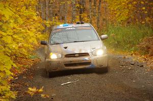 Andrew Dustman / Rachel Dustman Subaru Impreza on SS14, Trouble II.