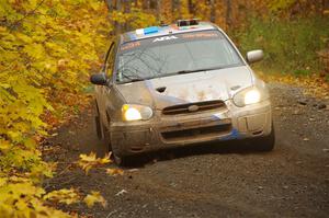 Andrew Dustman / Rachel Dustman Subaru Impreza on SS14, Trouble II.