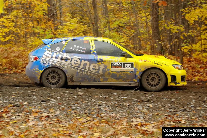 Scott Putnam / Dylan Duffy Subaru WRX STi on SS14, Trouble II.