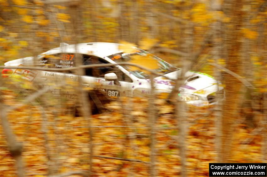 Jamey Randall / Geoff Youngdahl Subaru WRX on SS14, Trouble II.