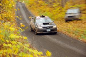 Matt James / Jackie James Subaru Impreza on SS14, Trouble II.