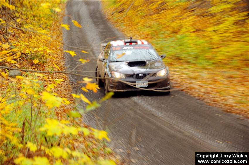 Matt James / Jackie James Subaru Impreza on SS14, Trouble II.