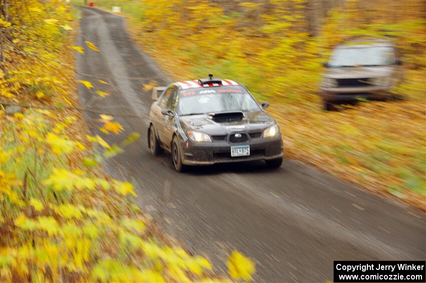 Matt James / Jackie James Subaru Impreza on SS14, Trouble II.