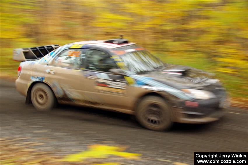 Matt James / Jackie James Subaru Impreza on SS14, Trouble II.