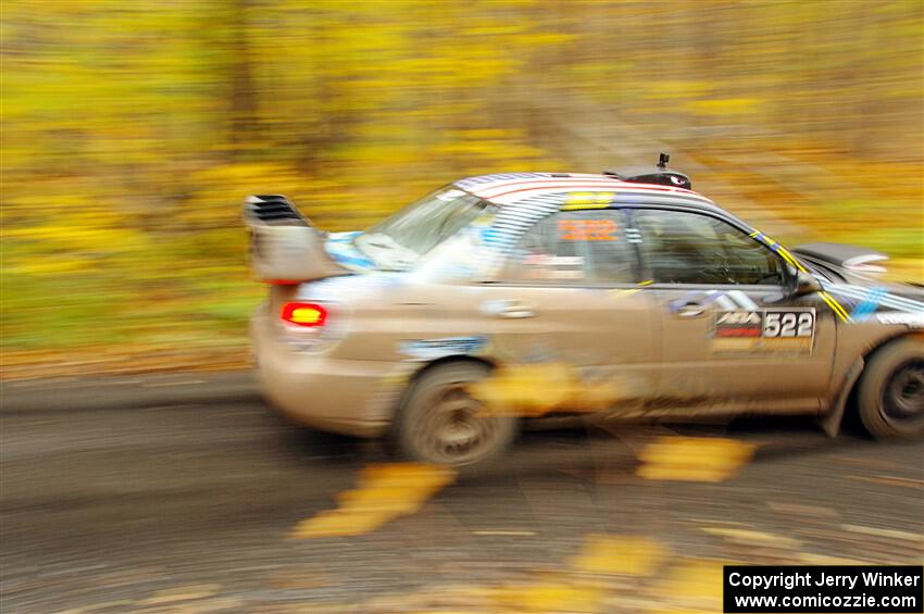 Matt James / Jackie James Subaru Impreza on SS14, Trouble II.