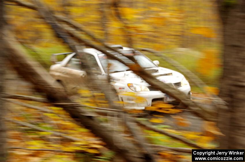 Pete Schaefer / Kevin Dobrowolski Subaru Impreza 2.5i on SS14, Trouble II.