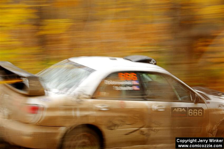 Pete Schaefer / Kevin Dobrowolski Subaru Impreza 2.5i on SS14, Trouble II.