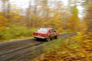 Levi Johnson / Griffin Johnson BMW 325e on SS14, Trouble II.