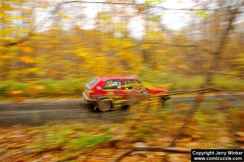 Nino Ortega / Jason Cook VW GTI on SS14, Trouble II.