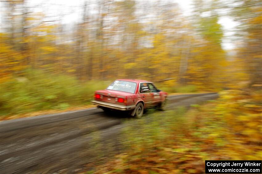 Levi Johnson / Griffin Johnson BMW 325e on SS14, Trouble II.