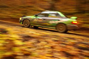 Carlos Neto / Fabio Costa Subaru 2.5RS on SS15, Mount Marquette.