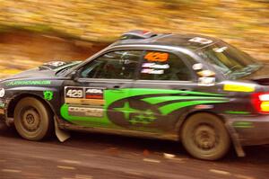 Scott Crouch / Ryan Scott Subaru WRX on SS15, Mount Marquette.