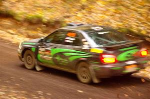 Scott Crouch / Ryan Scott Subaru WRX on SS15, Mount Marquette.