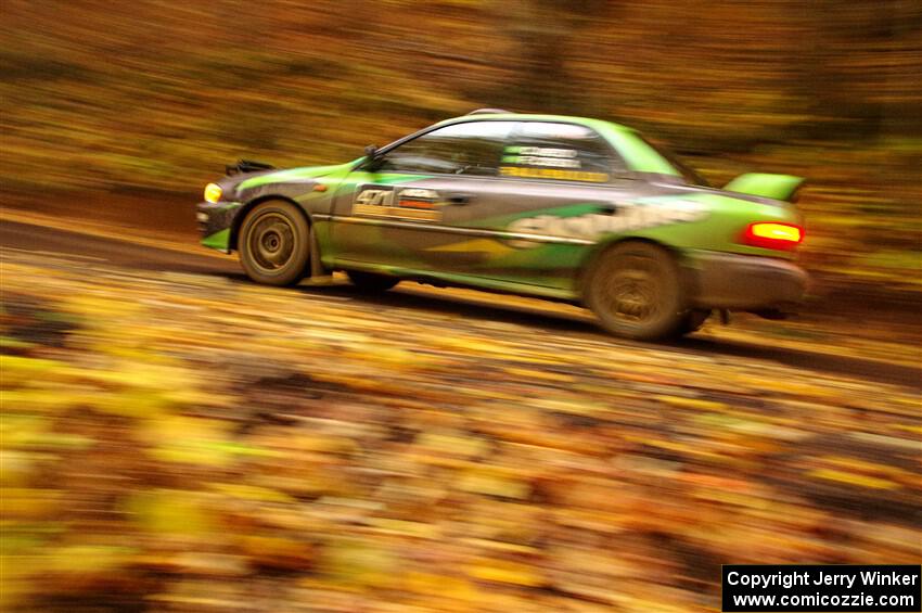 Carlos Neto / Fabio Costa Subaru 2.5RS on SS15, Mount Marquette.