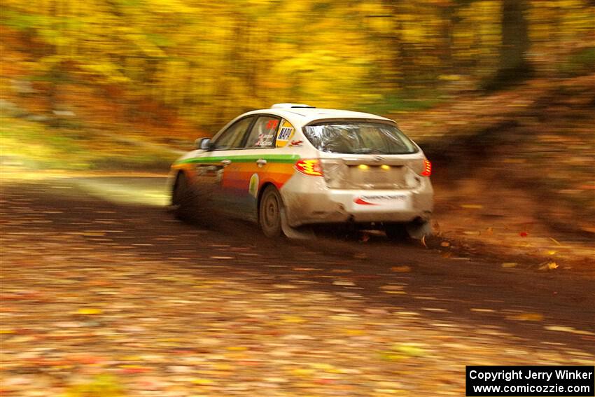 Sam Jacques / Trevor LaCombe Subaru Impreza on SS15, Mount Marquette.