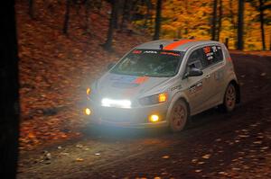 Matt Hoffman / Matt Pionk Chevy Sonic RS on SS15, Mount Marquette.