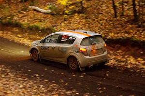 Matt Hoffman / Matt Pionk Chevy Sonic RS on SS15, Mount Marquette.