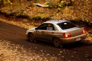 Andrew Dustman / Rachel Dustman Subaru Impreza on SS15, Mount Marquette.