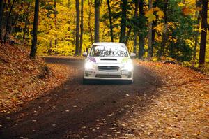 Jamey Randall / Geoff Youngdahl Subaru WRX on SS15, Mount Marquette.