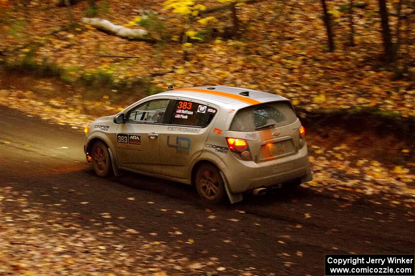 Matt Hoffman / Matt Pionk Chevy Sonic RS on SS15, Mount Marquette.