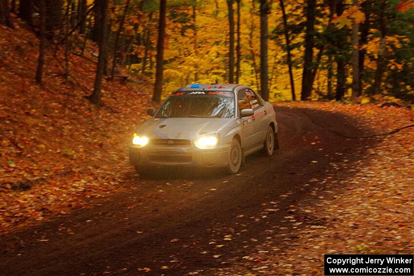 Andrew Dustman / Rachel Dustman Subaru Impreza on SS15, Mount Marquette.