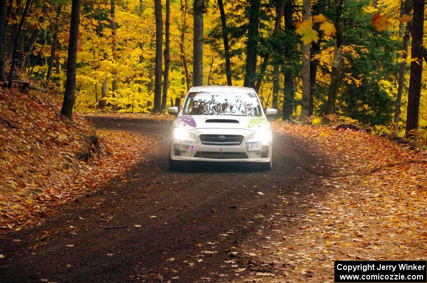 Jamey Randall / Geoff Youngdahl Subaru WRX on SS15, Mount Marquette.