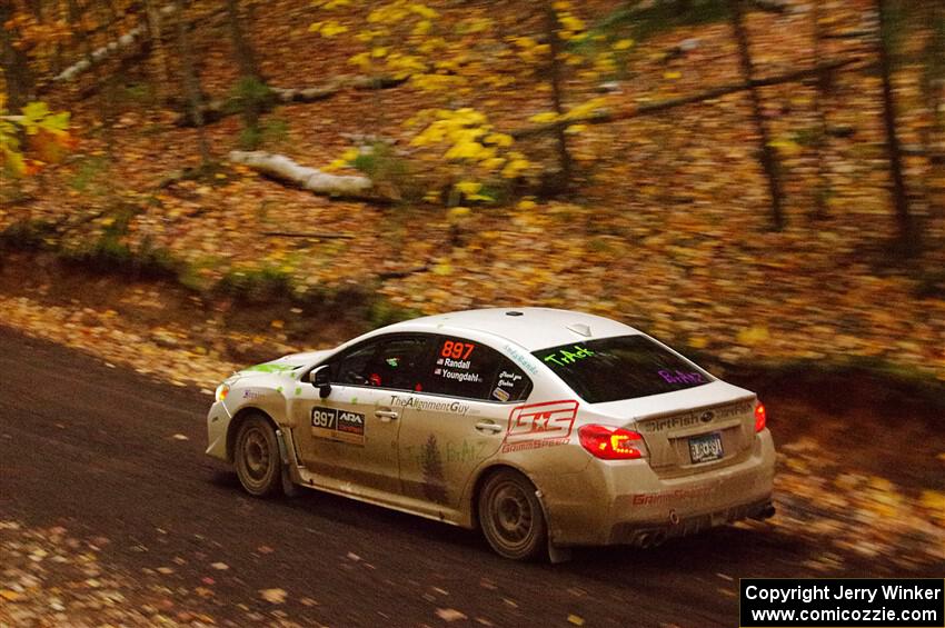 Jamey Randall / Geoff Youngdahl Subaru WRX on SS15, Mount Marquette.