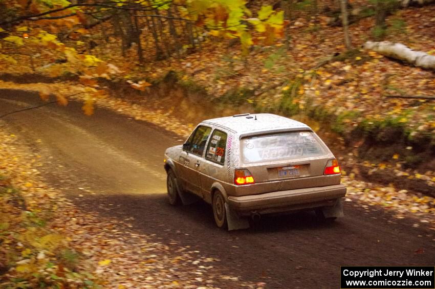 Mark Rokus / Tabitha Lohr VW GTI on SS15, Mount Marquette.