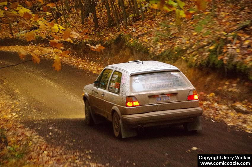 Mark Rokus / Tabitha Lohr VW GTI on SS15, Mount Marquette.