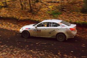 Michael Eckstein / Zach Pfeil Lexus IS250 on SS15, Mount Marquette.