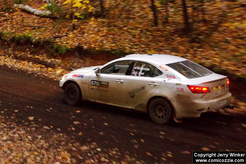 Michael Eckstein / Zach Pfeil Lexus IS250 on SS15, Mount Marquette.