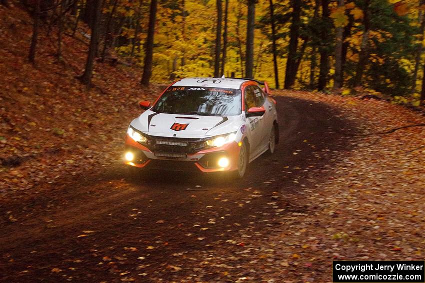 Gabriel Nieves / Thomas Hoster Honda Civic Hatchback Sport on SS15, Mount Marquette.