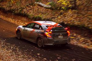 Gabriel Nieves / Thomas Hoster Honda Civic Hatchback Sport on SS15, Mount Marquette.