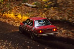 Levi Johnson / Griffin Johnson BMW 325e on SS15, Mount Marquette.