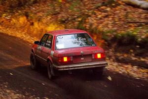 Levi Johnson / Griffin Johnson BMW 325e on SS15, Mount Marquette.