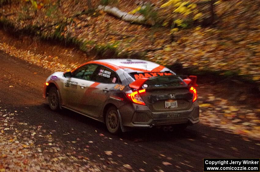 Gabriel Nieves / Thomas Hoster Honda Civic Hatchback Sport on SS15, Mount Marquette.