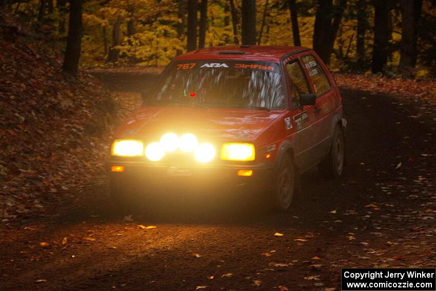 Nino Ortega / Jason Cook VW GTI on SS15, Mount Marquette.