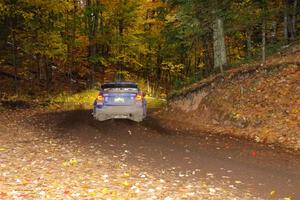 Travis Pastrana / Rhianon Gelsomino Subaru WRX STi on SS15, Mount Marquette.