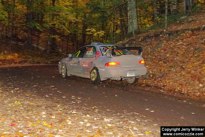 Dylan Gondyke / Sara Nonack Subaru Impreza on SS15, Mount Marquette.