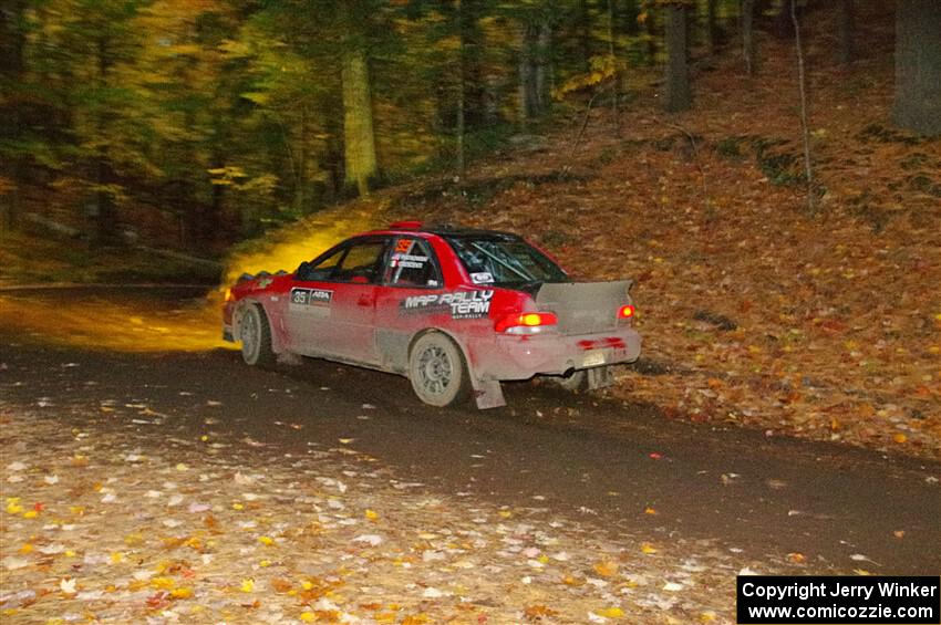 Mark Piatkowski / Aaron Crescenti Subaru Impreza 2.5RS on SS15, Mount Marquette.