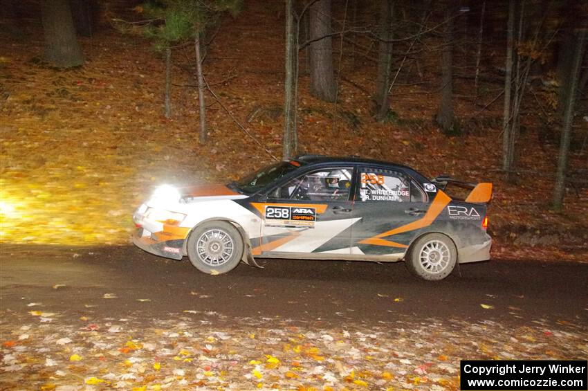 Tim Whitteridge / Ryan Dunham Mitsubishi Lancer Evo VIII on SS15, Mount Marquette.