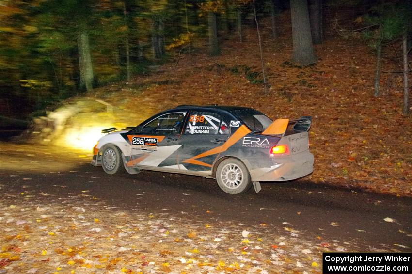 Tim Whitteridge / Ryan Dunham Mitsubishi Lancer Evo VIII on SS15, Mount Marquette.