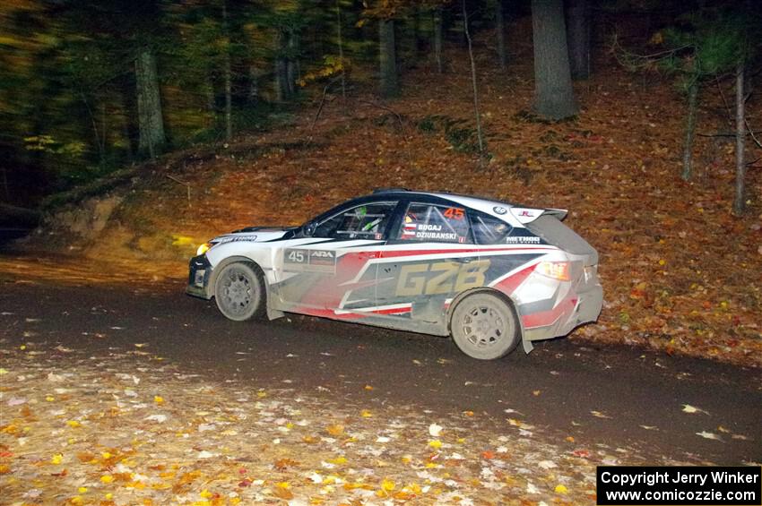 Grzegorz Bugaj / Ela Dziubanski Subaru WRX STi on SS15, Mount Marquette.